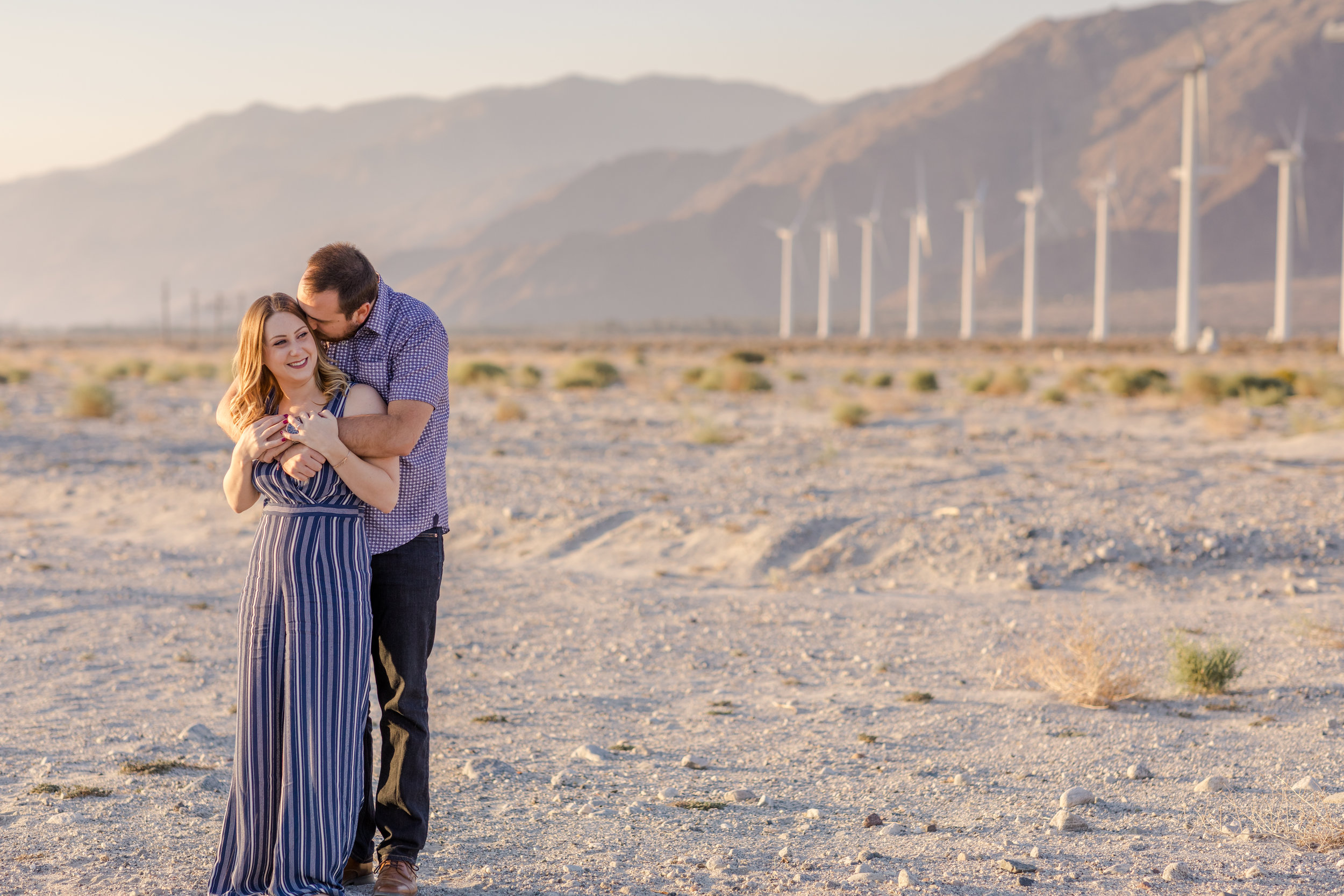 Check out this beautiful palm springs engagement session photographed in California by the talented Brogan Marie Photography.