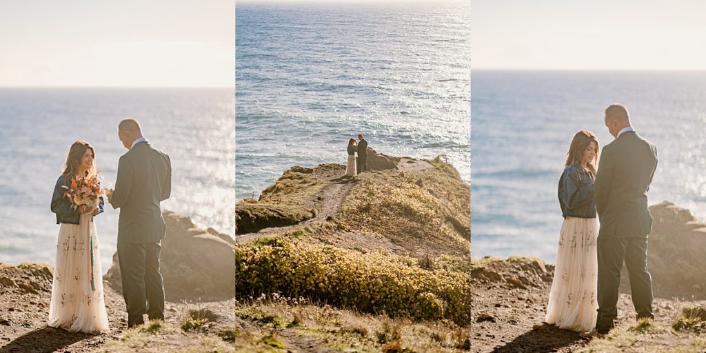 Ocean and Forest elopement